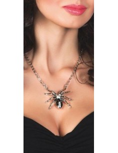 Collier araignée - de haute qualité, parfait pour le carnaval, les fêtes à thème et les événements spéciaux